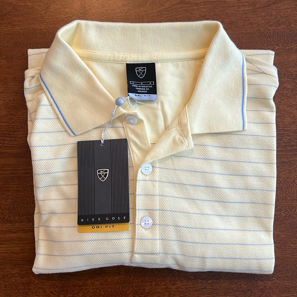 Nike Golf Dri-Fit short sleeve polo, Size Large